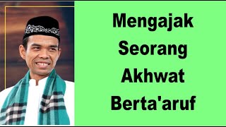 Tanya Jawab Ust. Abdul Somad - Mengajak Seorang Akhwat Berta'aruf | Dakwah Cyber