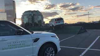 Land Rover Montreal obstacle course