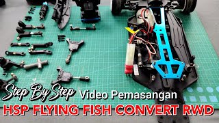 Video Lengkap Tata Cara Pemasangan Part HSP Flying Fish Convert RWD