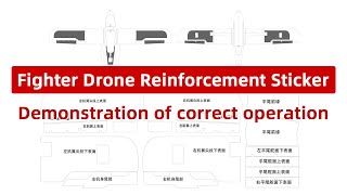 How to use the Fighter drone enhancement stickers?