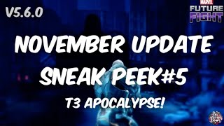 Marvel Future Fight|| November update sneak peek#5|| T3 Apocalypse???