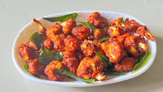 Crispy & tasty cauliflower 65 recipe in tamil | Gobi 65 recipe #cauliflower #easy