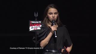 Best Female Newcomer - Dafne Keen, 2018 Rakuten TV Empire Awards