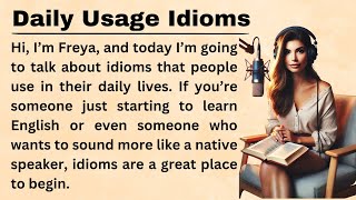 Improve Your English || How To Learn English || Storytelling || Graded Reader || Daily Usage Idioms