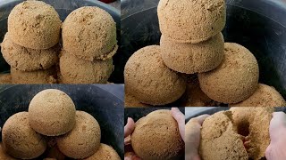 gritty mudy sand and cement asmr crumbling water and dry crumbling asmr satisfying asmr