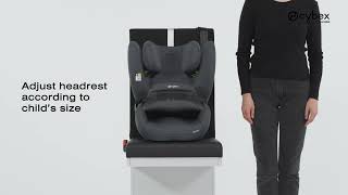 How to Adjust the Headrest I Pallas B i-Size Car Seat I CYBEX