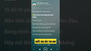 Bước Nhẹ Vào Tim Anh - Ngô Trúc Linh, Hoàng Minh Châu #music #karaoke #hoasenbanmai