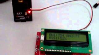 First test of Flytron FrSKY telemetry Display