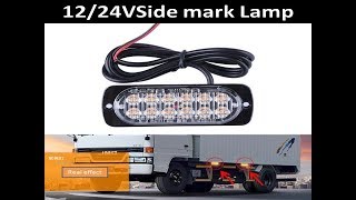 12V/24V Car Clearance lamp side marker Light 36W Waterproof LED Indicator vehicle