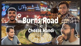 Burns Road Ki Famous Cheese Handi Just In 1200 🍲🎉 #viralvlog #burnsroad #comedy #funnyvideo