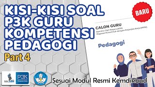 Kompetensi PEDAGOGI ❗❗ Kisi-kisi Soal P3K Kemdikbud Terbaru 2021 - Part 4