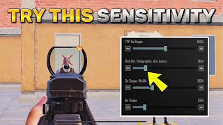 PUBG MOBILE SENSITIVITY SETTINGS 2024 😱 THIS SENSITIVITY WILL MAKE YOU PRO 🥷🏻 +CODE