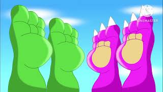 Yoshi and Birdo wiggles their toes