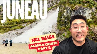 Mendenhall Glacier & Nugget Falls! Exploring JUNEAU on our NORWEGIAN BLISS ALASKA CRUISE Part 2