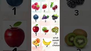 What would you choise for a fruit salat