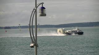 Portsmouth Hovercraft Leaving for IOW 02/08/2020 AM