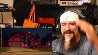 Metal Biker Dude Reacts - Avenged Sevenfold - Nightmare, 2021 Halloween Light Show REACTION