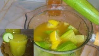 طريقة تحضير عصير القرع الأخضر🥒🍸