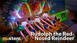 @NUSTEMxmas robot glockenspiel   Rudolph the Red Nosed Reindeer