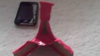 Homemade iPhone or Ipod Touch Stand