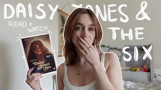 an honest reading vlog of daisy jones & the six and WATCHING the show | C&C reading vlog