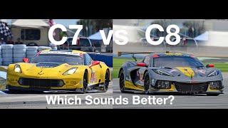 "Rumble vs Buzz:"   Corvette C7 vs C8 --- Which sounds better?