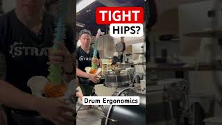 Tight Hips Drumming? FIX THIS! #drumthrone #drummers #drumergonomics