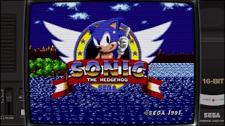 SONIC THE HEDGEHOG CRT EMULATION [1991 Sega Megadrive]