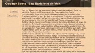 ArteDoku VideoEmpfehlung: Goldman Sachs - Eine Bank lenkt die Welt (link in Beschreibung)