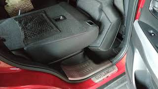 Mitsubishi Outlander Back Seat Folding System