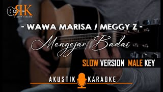 Mengejar Badai - Akustik Karaoke | Slow Version Nada Pria