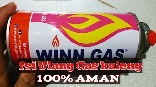 Cara Isi Ulang Gas Kaleng Dengan Tabung LPG 3Kg Secara Aman