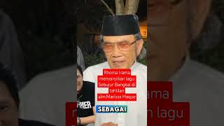 Sebujur Bangkai dinyanyikan oleh Rhoma Irama di tahlilan 7 hari alm.Marissa Haque