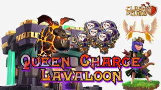 Queen Charge LavaLoon TH14 | TH14 LavaLoon Attack Strategy | TH14 Queen Charge Lalo 2021