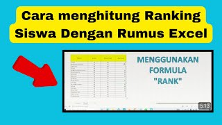 5  Cara Mudah Hitung Ranking Siswa Di Ms. Excel