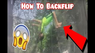 How To Do A Backflip In Under An Hour | Tutorial