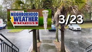 Rainfall amounts on Saturday, March 23 - First Alert Neighborhood Weather Station Network