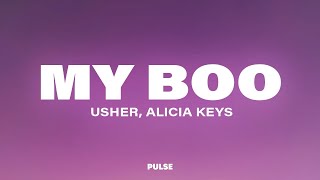 Usher - My Boo (Lyrics) ft. Alicia Keys