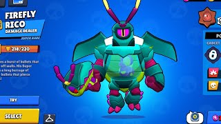 Rico Brawler In Firefly Rico Skin - Brawl Stars Season 17 - Brawl Stars