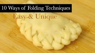 10 Samosa Folding Techniques | Samosa Folding Ideas | Ramzan Recipes #samosafoldingtechniques