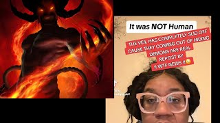 LADY SEEN THE DEVIL AT KROGERS #demonic #satanic #demons #fyp #youtubeshorts #youtube #reptilians