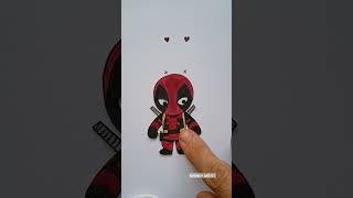 Deadpool various eyes, #art #drawing #shorts #deadpool