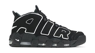 Nike Air More Uptempo Black White 2020 Unboxing