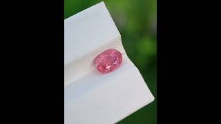 Captivating Orangish Pink Sapphire: 1.61 ct Natural Gem from Afghanistan