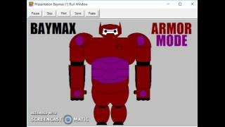 Cute Baymax and Baymax Armor Mode on Turing