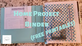 Home Project Binder-Free Printables