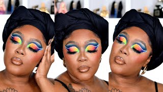 BFIERCEBEAUTY X PRIDE LOOK | MAKEUP TUTORIAL | BLACK OWNED PRODUCTS