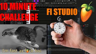 10 MINUTE TECHNO CHALLENGE in Fl Studio (Stream #175)