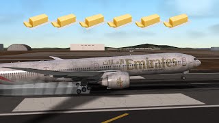 777 300ER Butter landing #swiss001landings