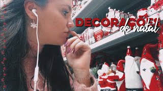 EM BUSCA DE DECORAÇÕES DE NATAL (vlogmas 3) | Vera Saraiva